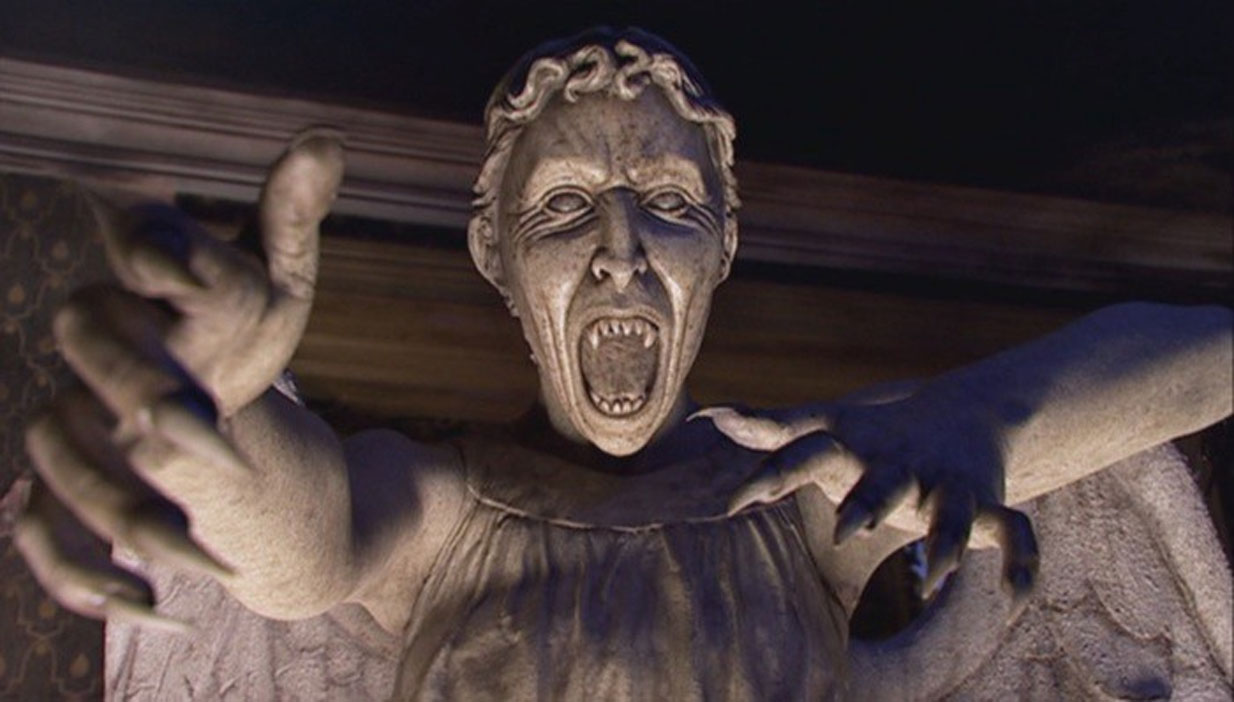 A Weeping Angel in Blink (Credit: BBC)
Bride, Blinking, and the Bakers — This Past Fortnight in Doctor Who History