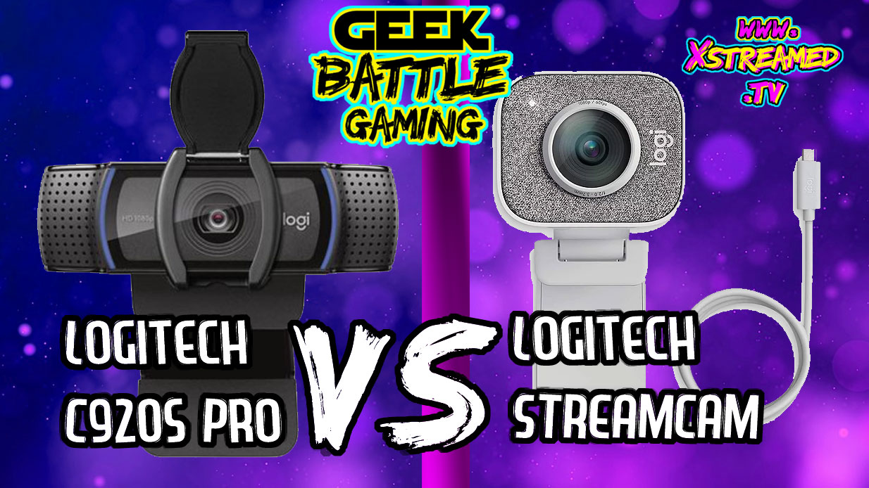 Tech Battle Logitech Streamcam vs Logitech C920s Pro Webcam -   Extreme Improv and pop culture